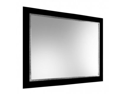 Zrkadlo Bracelet SQ Black - Čierna;Strieborná - Obdĺžnikové