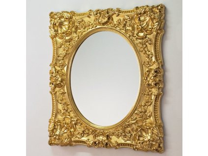 Zrkadlo Amelie G 101x121 cm - Zlatá - Obdĺžnikové