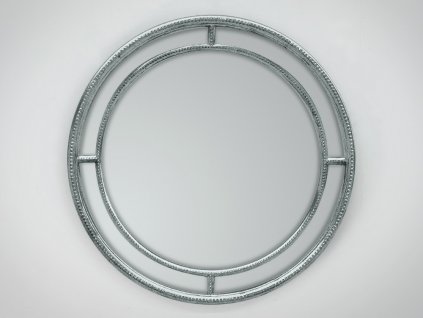 Zrkadlo Cora 90 x 90 cm - Strieborná - Okrúhle