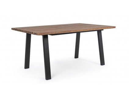 Vonkajší jedálenský stôl OSLO 160x90 cm - Antracit - Biela;Antracit- 2