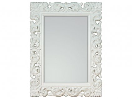 Zrkadlo Dessin W 91x121 cm - Biela - Obdĺžnikové