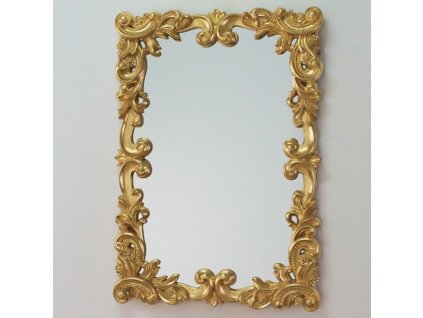 Zrkadlo Garnir G 70x100 cm - Zlatá - Obdĺžnikové