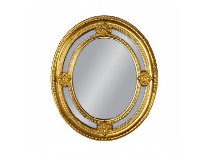 Zrkadlo Lanninon G 62x72 cm - Zlatá - Oválne