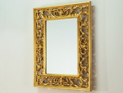 Zrkadlo Mandolin G 70x90cm - Zlatá - Obdĺžnikové