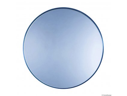 Zrkadlo Scandi Mono Navy Blue - Tmavomodrá - Okrúhle