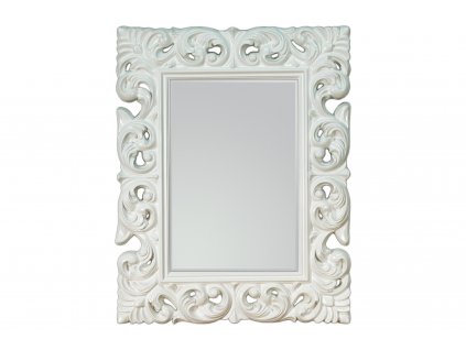 Zrkadlo Verona W 70x90 cm - Biela - Obdĺžnikové
