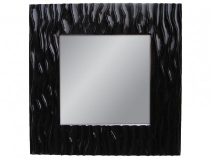 Zrkadlo Bondy B 100x100 cm - Čierna - Štvorcové