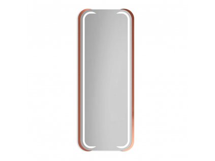 Zrkadlo do kúpelne s LED - Mezos Copper LED - Medená - Obdĺžnikové