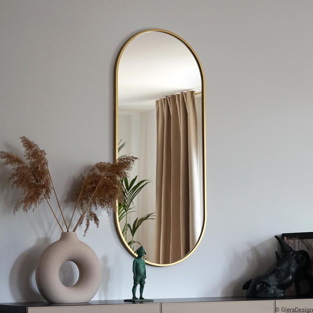 Zrkadlo Ambient Slim Gold Rozmer: 60 x 80 cm