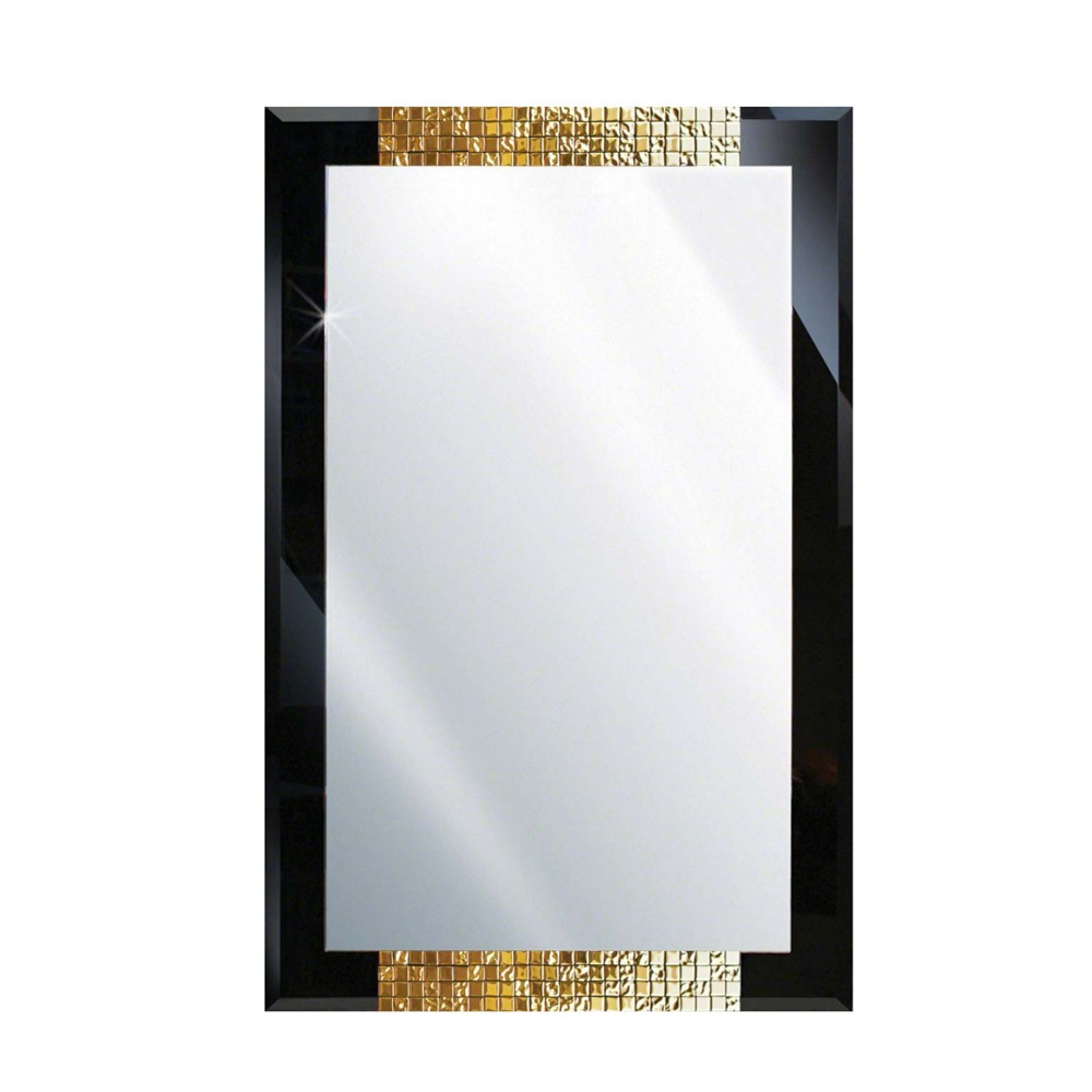 Zrkadlo Attika Gold Rozmer: 60 x 160 cm čierny rám