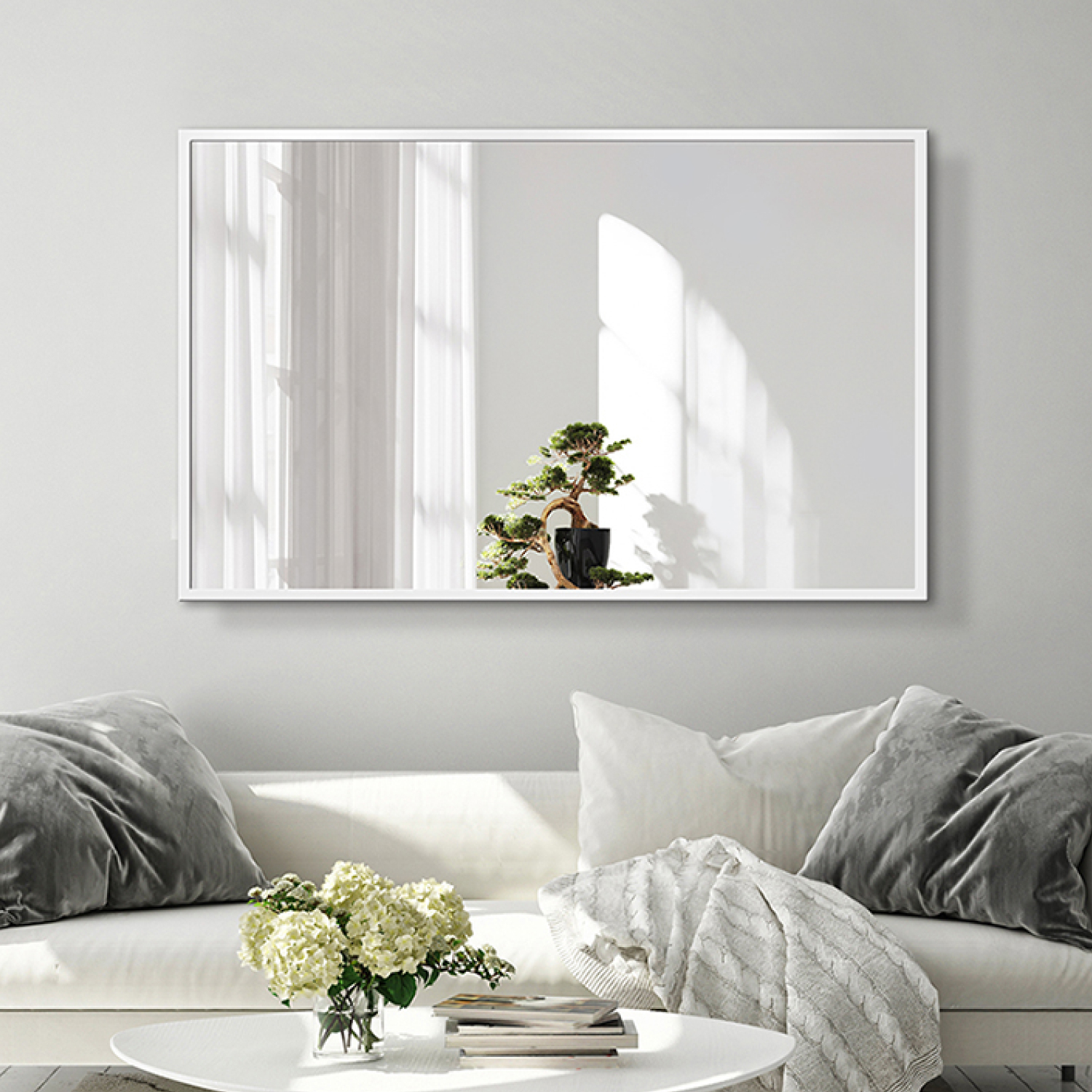 Zrkadlo Forma White Rozmer zrkadla: 60 x 100 cm