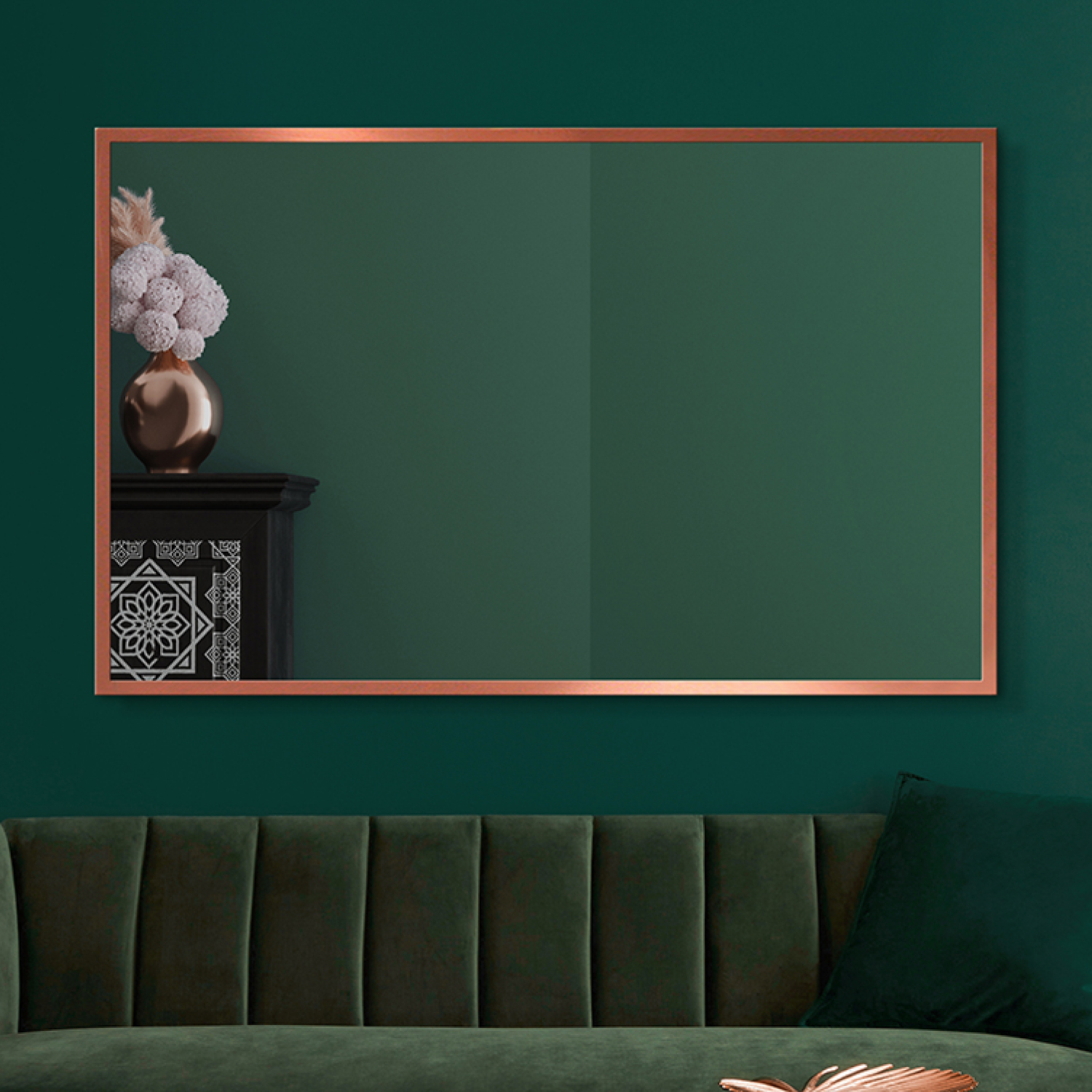 Zrkadlo Forma Copper Rozmer zrkadla: 60 x 100 cm
