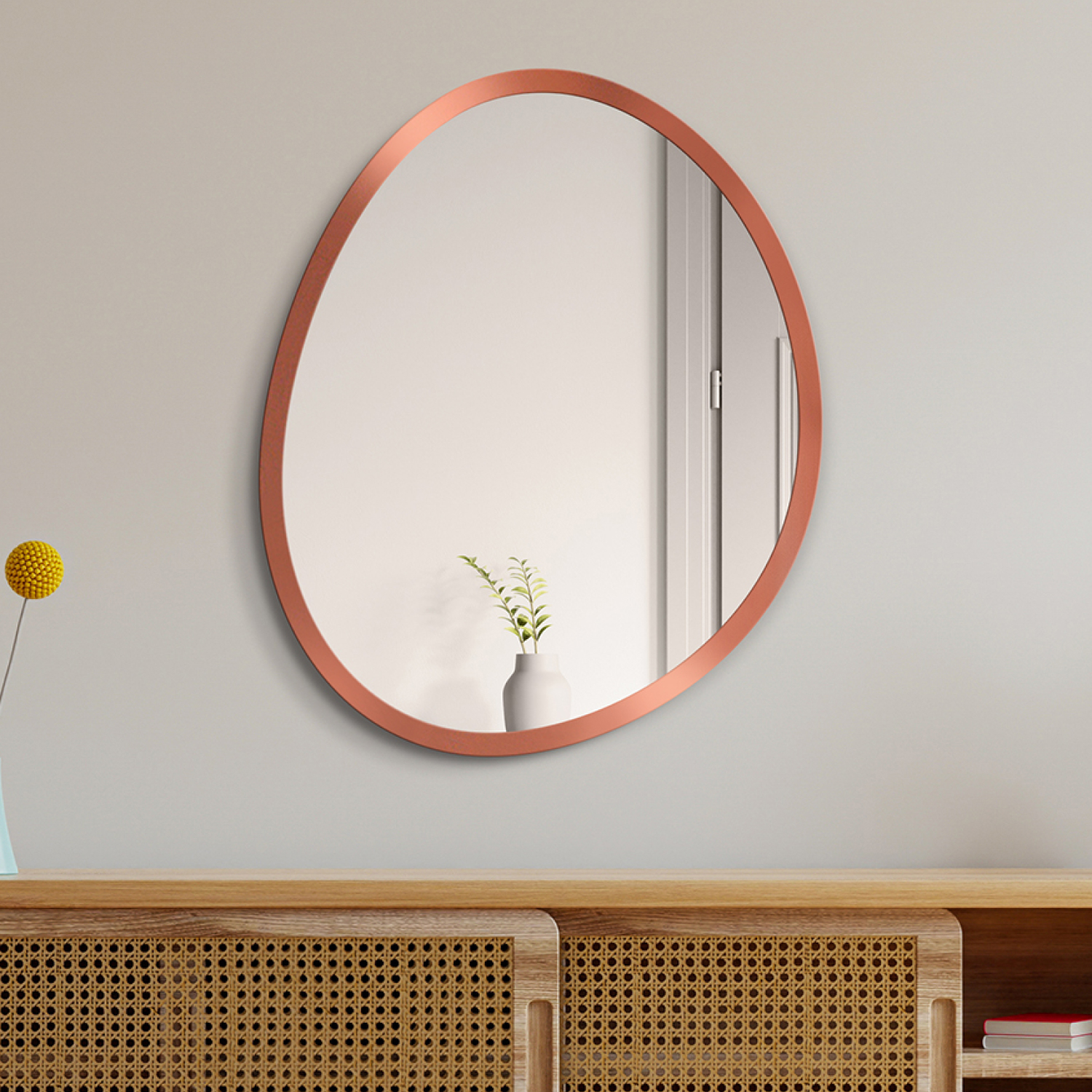 Zrkadlo Valiant Copper Rozmer zrkadla: 100 x 104,4 cm