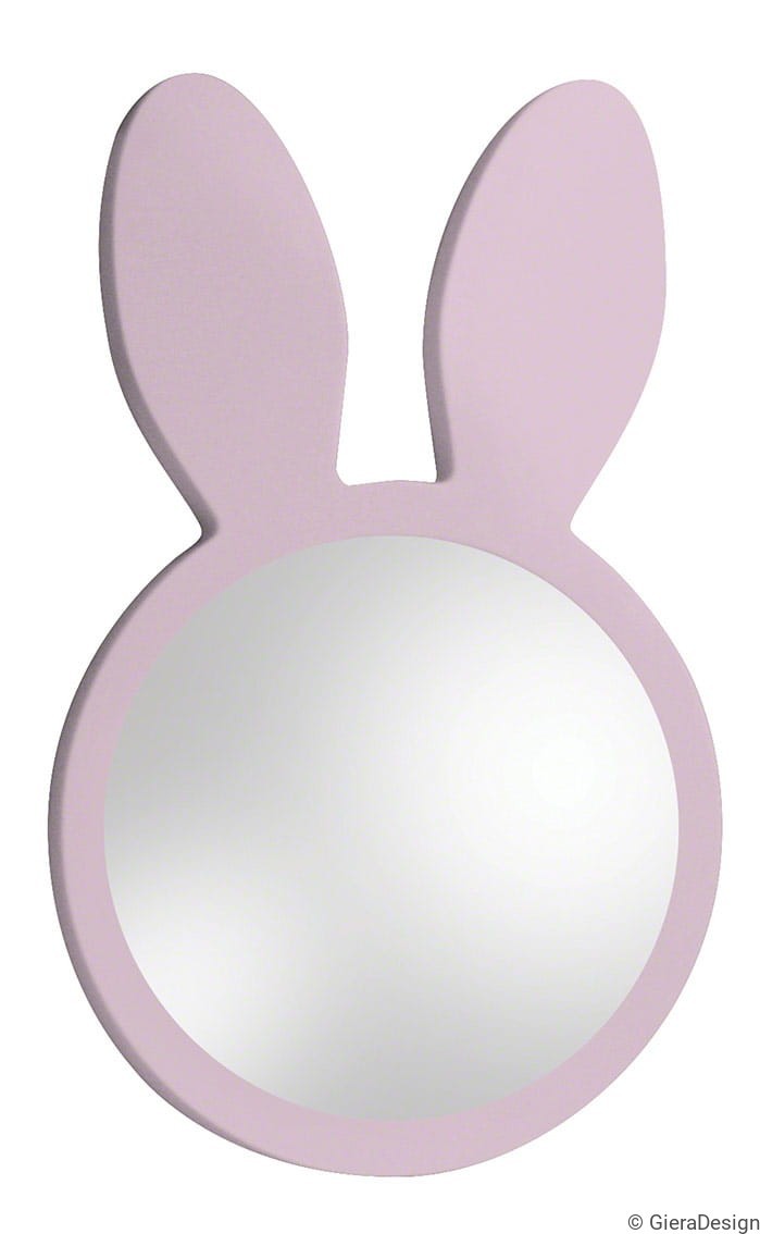 Zrkadlo Bunny Farba: ružová