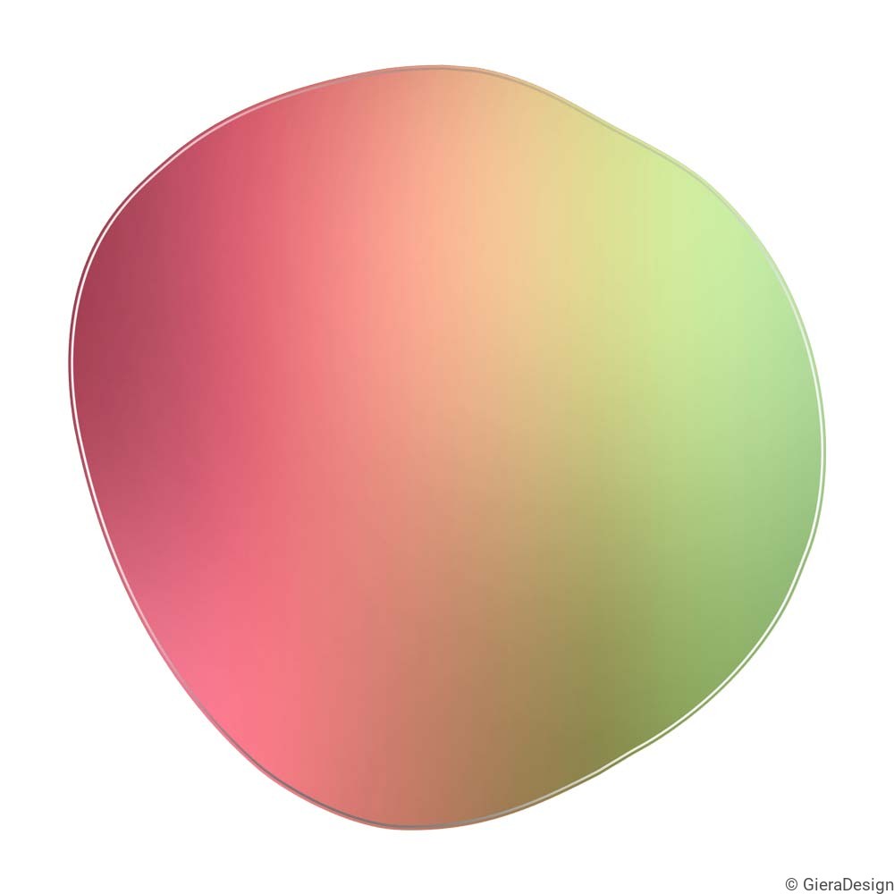 Zrkadlo Lapis Rainbow Rozmer: Ø 100 cm
