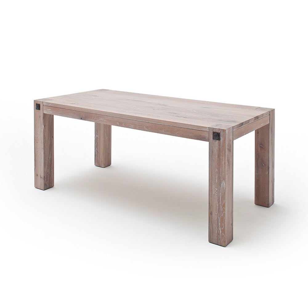 Jedálenský stôl Leeds bielený Rozmer: 400x76x120cm