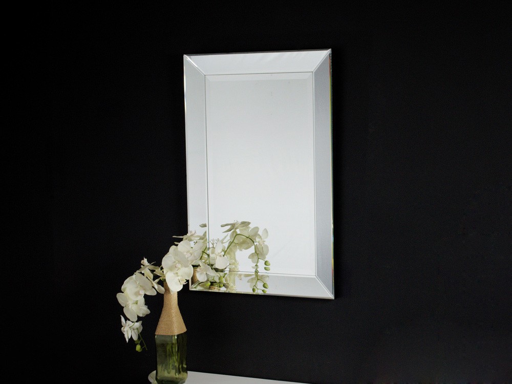 Zrkadlo Letya 2 (sklenené boky rámu) Rozmer: 80x180