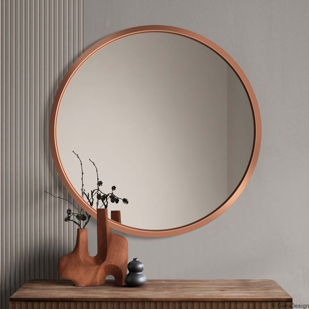 Zrkadlo Scandi Copper Rozmer: Ø 100 cm