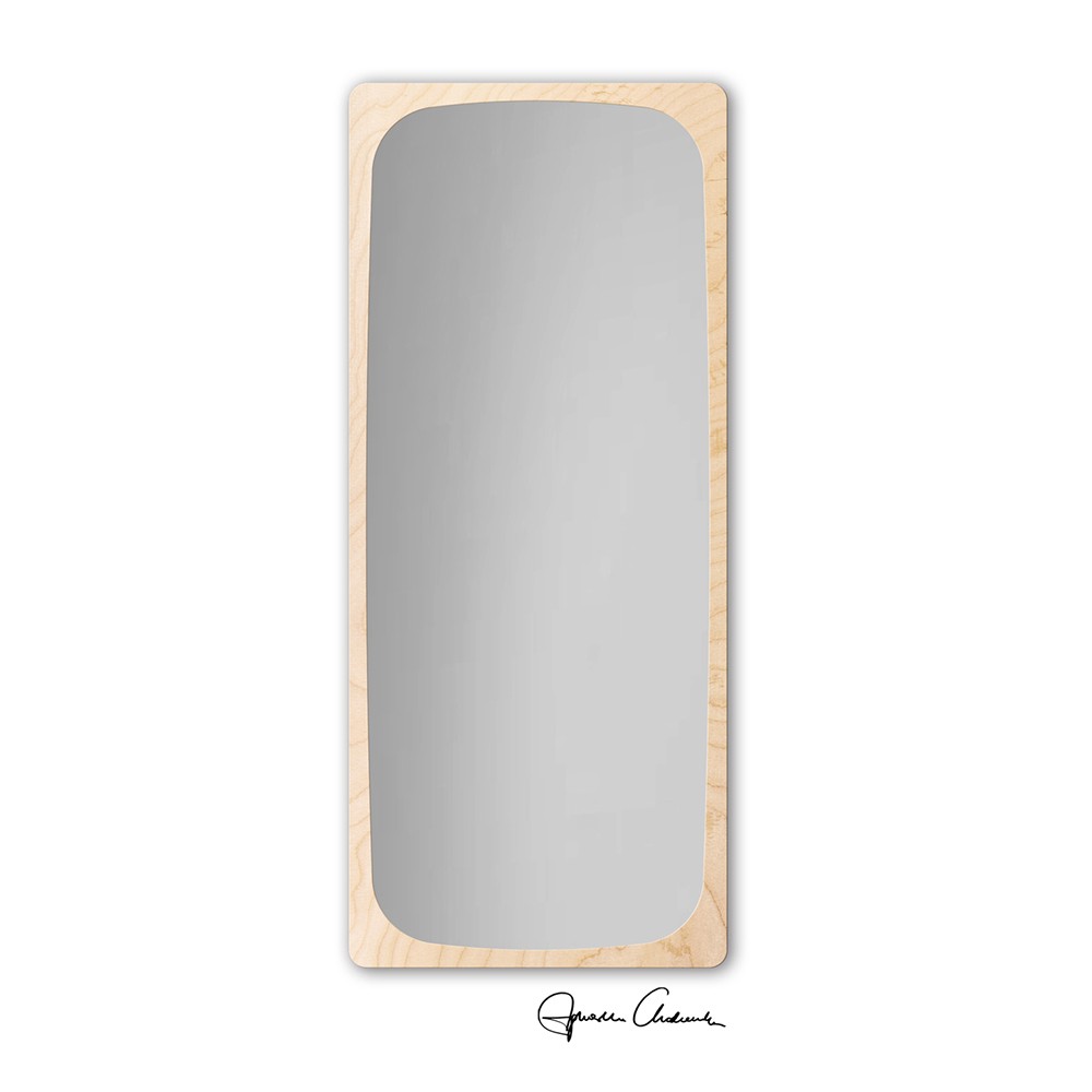 Zrkadlo Ferolini Wood Rozmer zrkadla: 55 x 100 cm