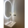 Zrkadlo do kúpelne s LED - Puro Zeta LED - Číra - Oválne- 2