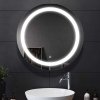 Zrkadlo do kúpelne s LED - Adre LED - Číra - Okrúhle- 7