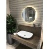 Zrkadlo do kúpelne s LED - Puro R LED - Číra - Okrúhle- 2