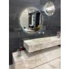 Zrkadlo do kúpelne s LED - Puro R LED - Číra - Okrúhle- Glamourdesign 2