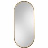 Zrkadlo Ambient Slim Gold - Zlatá - Oválne- 5