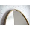 Zrkadlo Ambient Slim Gold - Zlatá - Oválne- 7
