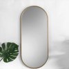 Zrkadlo Ambient Slim Gold - Zlatá - Oválne- 3