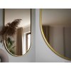 Zrkadlo Ambient Slim Gold - Zlatá - Oválne- Glamourdesign