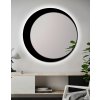 Zrkadlo do kúpelne s LED - Moony Black LED - Čierna - Okrúhle- 2
