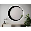 Zrkadlo do kúpelne s LED - Moony Black LED - Čierna - Okrúhle- 3