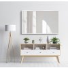 Moderné zrkadlo - Forma White - white - Obdĺžnikové- 2