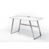 andria pisaci stol lak biely matny kov vzhlad nerez 2