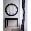 Zrkadlo Glamour Black - Čierna;Strieborná - Okrúhle- 2