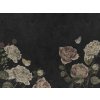 Rose Dream black (Funkcia Vinyl on textured non-woven fabric concrete)