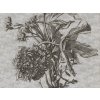 Grey Flower (Funkcia Vinyl on textured non-woven fabric craft)