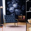 Boudoir Navy (Funkcia Vinyl on textured non-woven fabric brush)