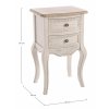 Nočný stolík Clarisse - 2 zásuvky