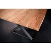 Jedálenský stôl Calabria podnož X antracit - Natur;Šedá;Orech- 7