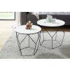 Konferenčný stolík Haiti II - Biela - Okrúhle- 5