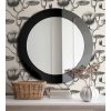 Zrkadlo Lady Black - Čierna - Okrúhle- 4