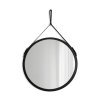 Zrkadlo Scandi Belt black - Čierna - Okrúhle- 2