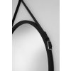 Zrkadlo Scandi Belt black - Čierna - Okrúhle- 3