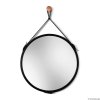 Zrkadlo Scandi Belt black - Čierna - Okrúhle- Glamourdesign 2