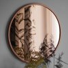 Zrkadlo Scandi Mono copper - Medená - Okrúhle- 3