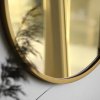 Zrkadlo Scandi Mono Gold - Zlatá - Okrúhle- 3