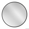 Scandi Slim lustro okragle lazienkowe w bardzo cienkiej czarnej ramce, skandynawski styl, GieraDesign