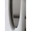 Zrkadlo Twist Opti white - Číra - Okrúhle- 6